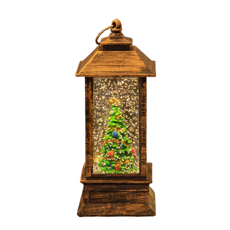 Warmioo Christmas Lantern Snow Globes