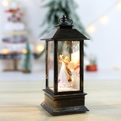 Warmioo Christmas Lantern Snow Globes