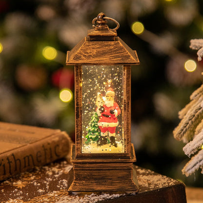 Warmioo Christmas Lantern Snow Globes