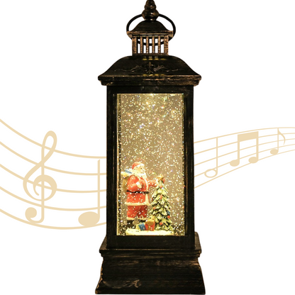 Warmioo Christmas Snow Globe Lantern